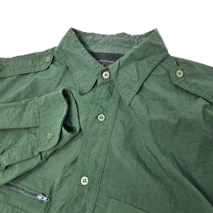Rio Bravo Shirt Men's XL Green Fishing Outdoor Vented Short Sleeve Button Up VTG